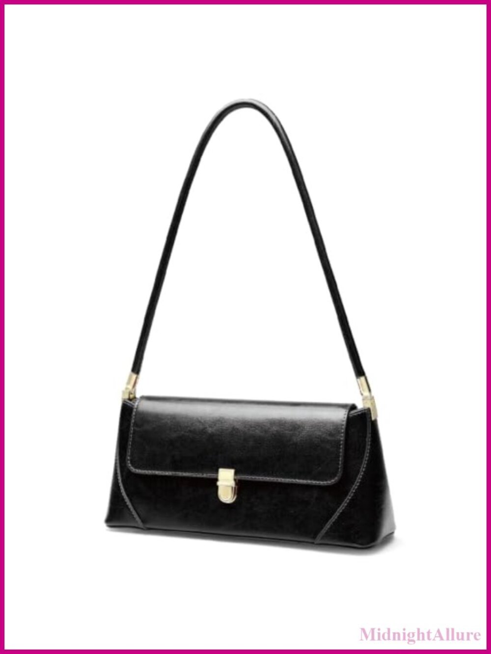 Genuine Leather Shoulder Bag Hobo Handbag RFID Work Crossbody